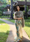 Taupe Cashmere Wrap – Handwoven Himalayan Luxury Shawl