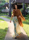 Burnt Bronze Cashmere Wrap – Handloom Himalayan Luxury Scarf