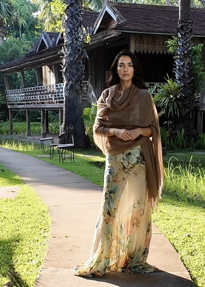 Biscotti Cashmere Wrap – Handwoven Himalayan Luxury Shawl