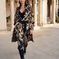 Premium Snake Print Travel Wrap - Designer Animal Print Luxury Cashmere