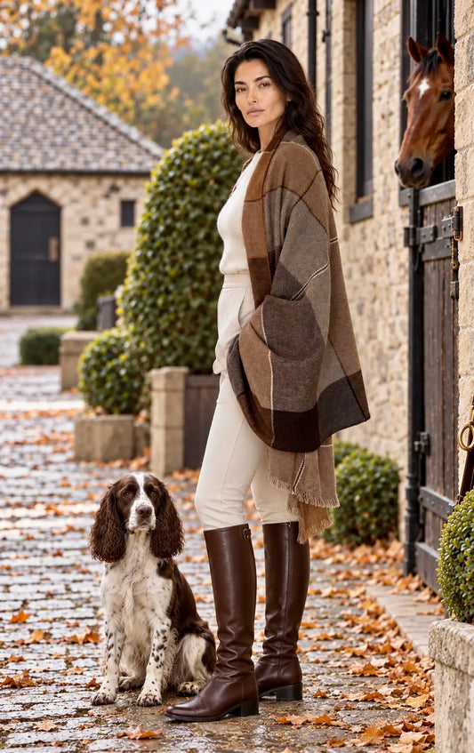 Made-to-Order Yak Wool Wrap - Natural Biscuit