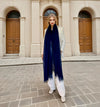 PURE CASHMERE NAVY WRAP