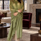 Olive Green Handwoven Cashmere Wrap | 100% Pure Himalayan Cashmere