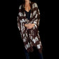 Premium Earth Brown Forest Green Hand Woven Cashmere Wrap - Limited Edition Luxury