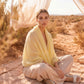Premium Marigold Mist Cashmere Wrap - Luxury Lightweight Designer Shawl