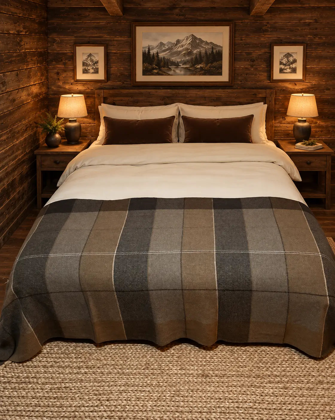 Natural Yak Wool Bed Throws — Hand-loomed to Order