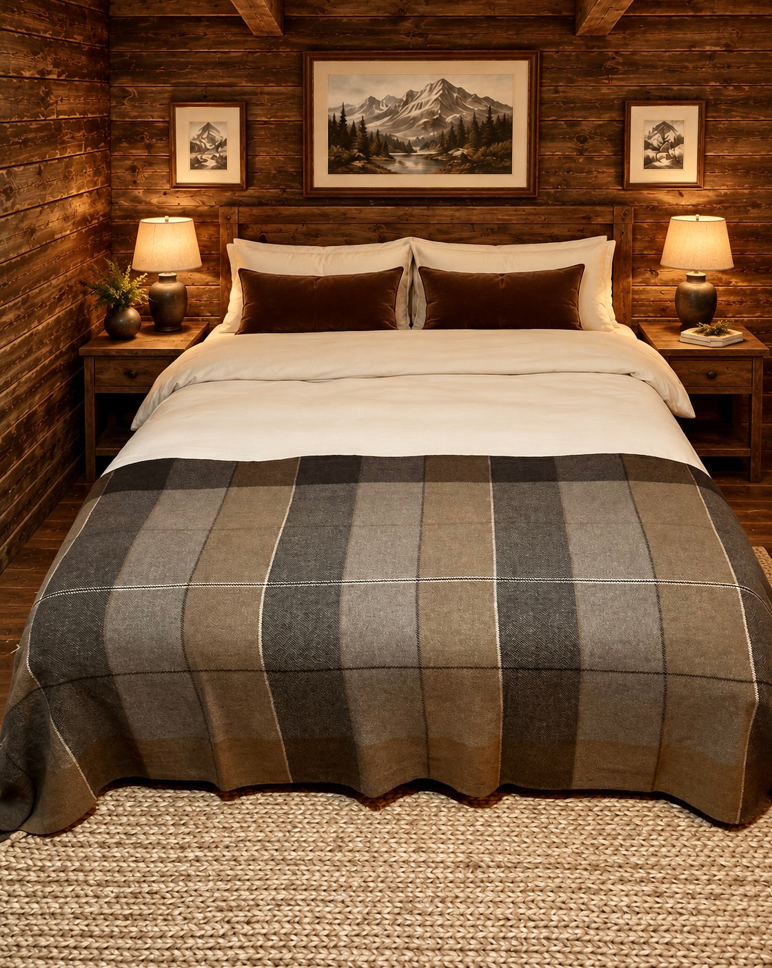 Natural Yak Wool Bed Throws — Hand-loomed to Order
