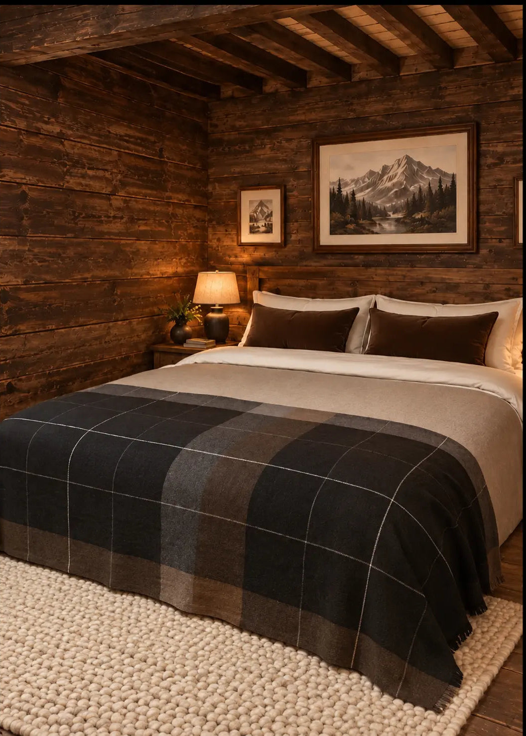 Natural Yak Wool Bed Throws — Hand-loomed to Order