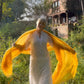 Saffron Handloom Cashmere Wrap - Luxury Scarf | Cashmere Luxe