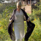 Premium Black Pure Cashmere Wrap - Handwoven Himalayan Luxury Scarf