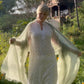 Premium Celadon Pure Cashmere Wrap - Handwoven Himalayan Luxury Scarf