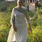 Premium Celadon Pure Cashmere Wrap - Handwoven Himalayan Luxury Scarf