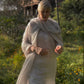 Premium Light Grey Pure Cashmere Wrap - Handwoven Himalayan Luxury Scarf