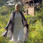 Premium Storm Cloud Cashmere Wrap - Luxury Lightweight Designer Shawl