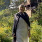 Premium Storm Cloud Cashmere Wrap - Luxury Lightweight Designer Shawl