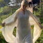Premium Coconut Milk Cashmere Wrap - Luxury Lightweight Designer Shawl