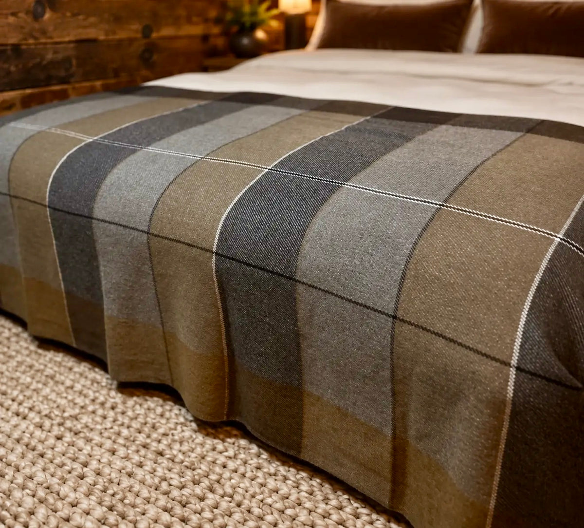 Natural Yak Wool Bed Throws — Hand-loomed to Order