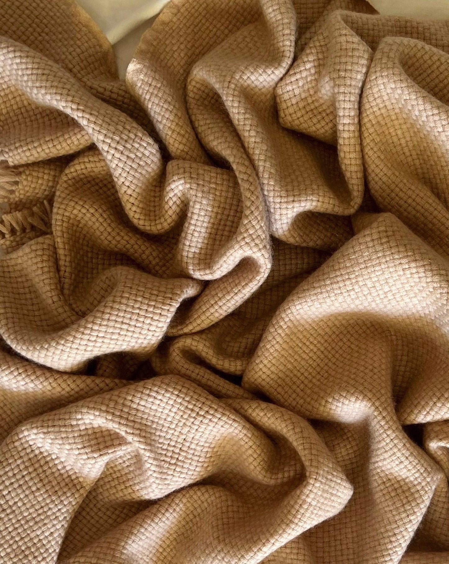 Cashmere Baby Blanket hand-Woven Dew - Cashmere Luxe