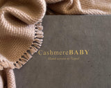 Cashmere Baby Blanket hand-Woven Dew - Cashmere Luxe