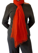 Copper Cashmere Scarf - Arriving First Week of May - Cashmere Luxe