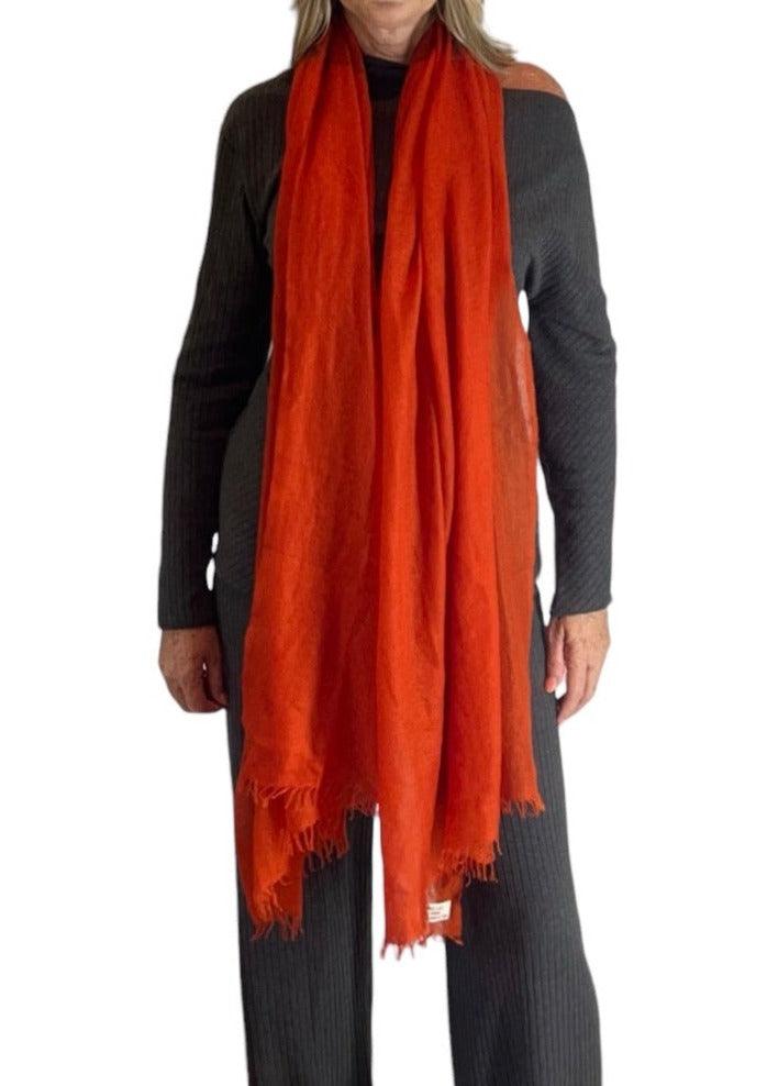 Copper Cashmere Scarf - Arriving First Week of May - Cashmere Luxe