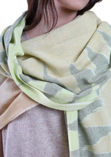 IKAT WRAP EARTH - Cashmere Luxe