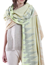 IKAT WRAP EARTH - Cashmere Luxe