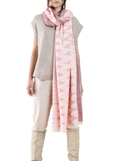 IKAT WRAP PINK - Cashmere Luxe
