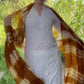 Premium Bronze Brown Cashmere Wrap – Handwoven Himalayan Limited Edition