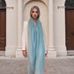 PURE CASHMERE OPAL BLUE WRAP