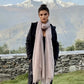 Lavender Grey Cashmere Wrap | 100% Handwoven Luxury Shawl