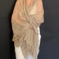 PURE CASHMERE TAUPE WRAP - Cashmere Luxe