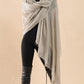 PURE CASHMERE TAUPE WRAP - Cashmere Luxe