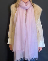 PURE CASHMERE WRAP LAVENDER - Cashmere Luxe