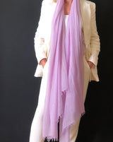 PURE CASHMERE WRAP LAVENDER - Cashmere Luxe