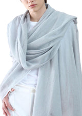 TRAVEL WRAP LIGHT GREY - Cashmere Luxe