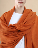 Travel Wrap Rust - Cashmere Luxe