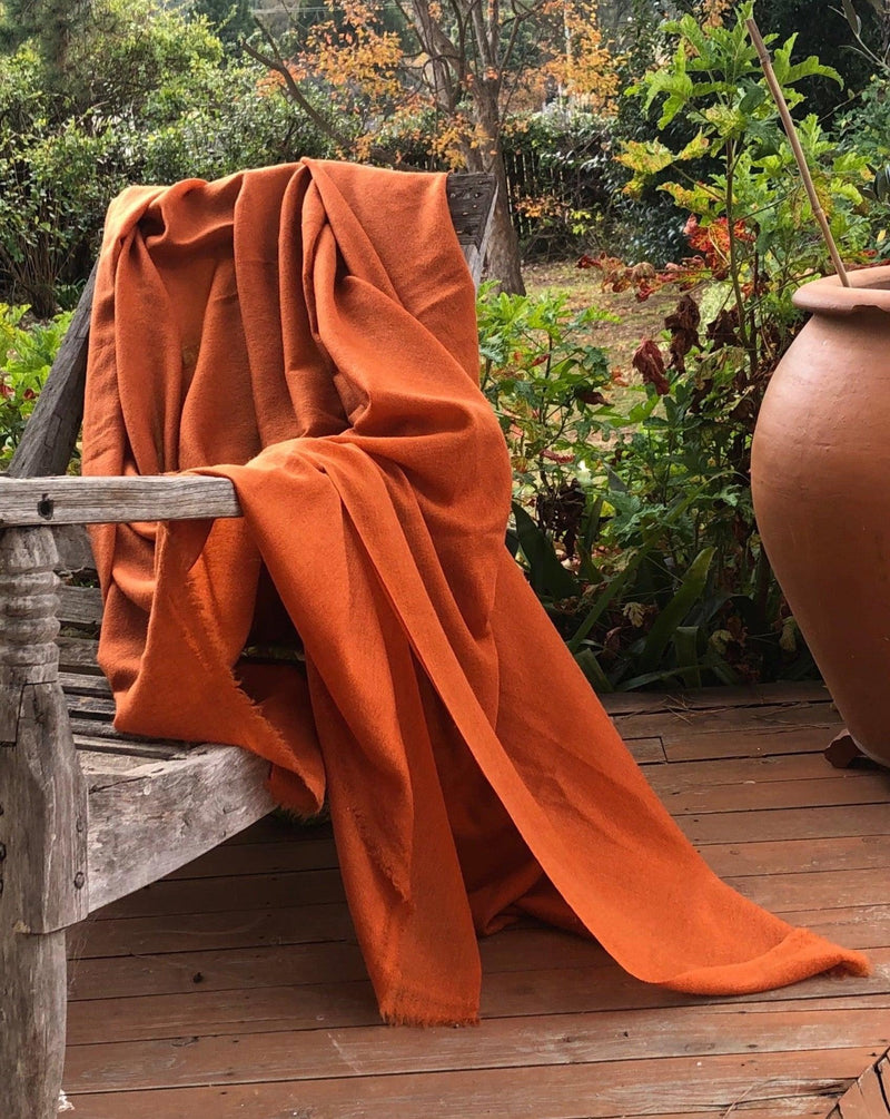 TRAVEL WRAP RUST - Cashmere Luxe