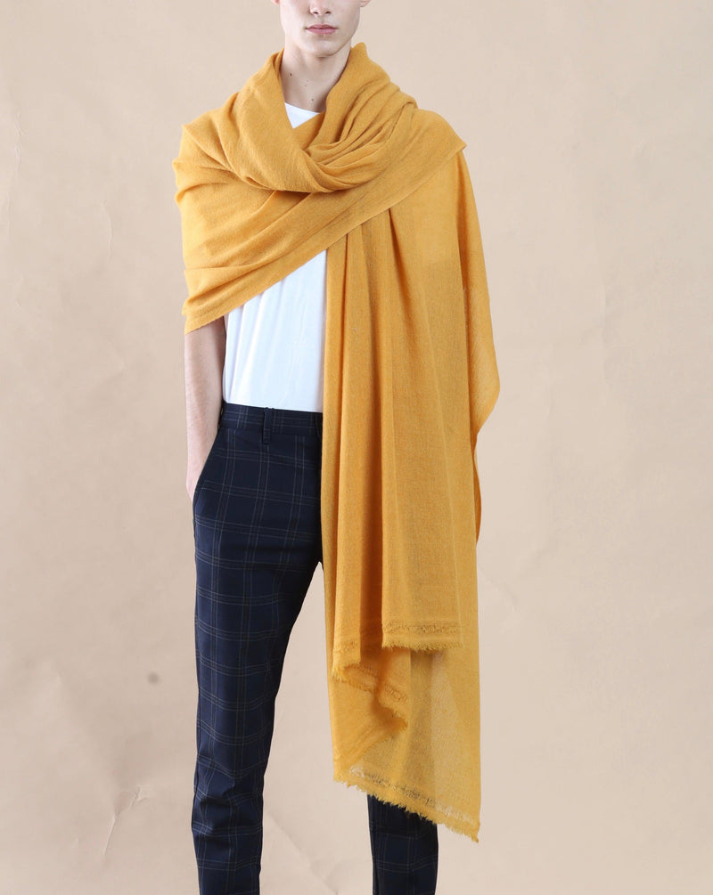 Travel Wrap Sunflowers - Cashmere Luxe