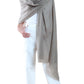 TRAVEL WRAP TAUPE - Cashmere Luxe